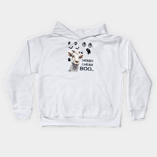 Mouuh, I Mean Boo Kids Hoodie